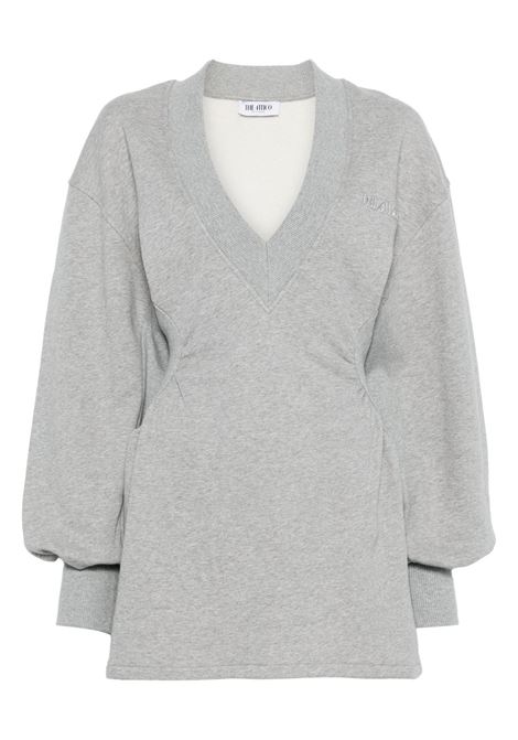 Grey logo-detail jersey dress The attico - women THE ATTICO | 251WCA00436JJF003AA183